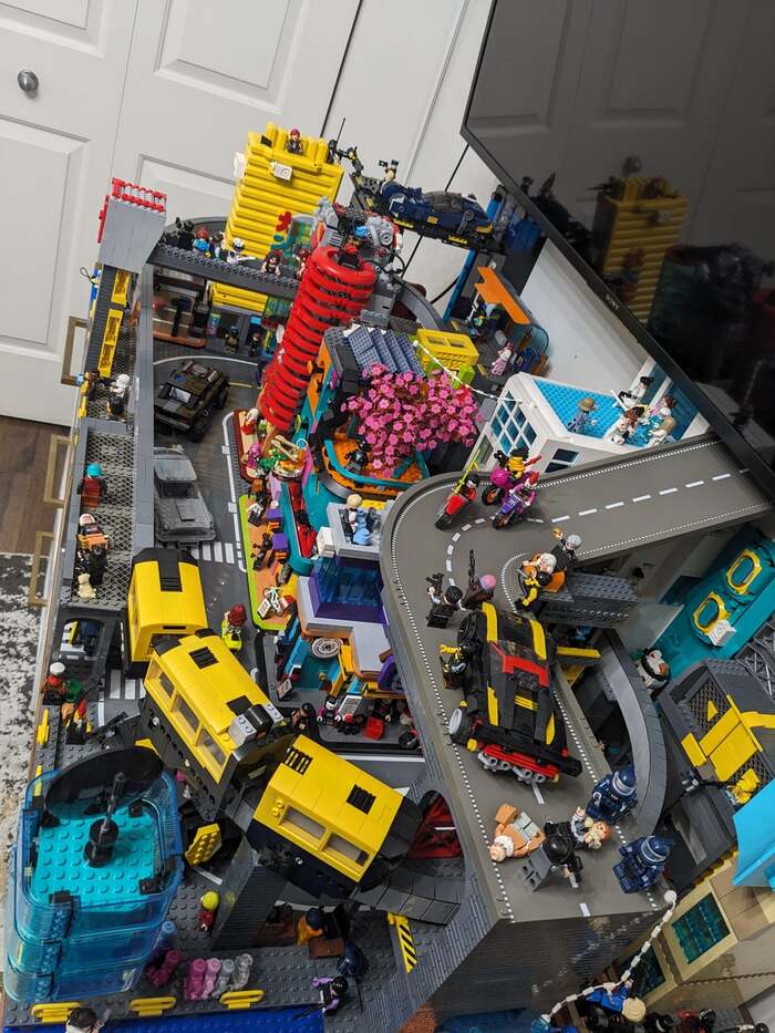 #MOCдня Cyberpunk City от Gugadin_ - LEGO, Конструктор, Moc, Киберпанк, Длиннопост