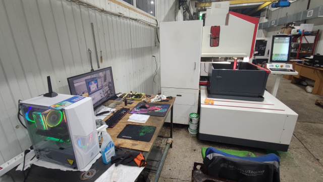 The workplace of a setup engineer for a normal director - My, CNC, Work, Mechanical engineering