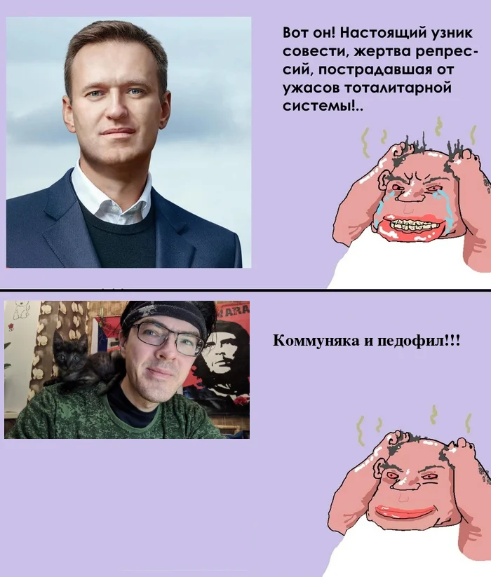 Response to the post Liberals to answer - Liberals, Alexey Navalny, Edward Snowden, Politics, Picture with text, Julian Assange, Alexey Podnebesny, Pedoysteria, Reply to post