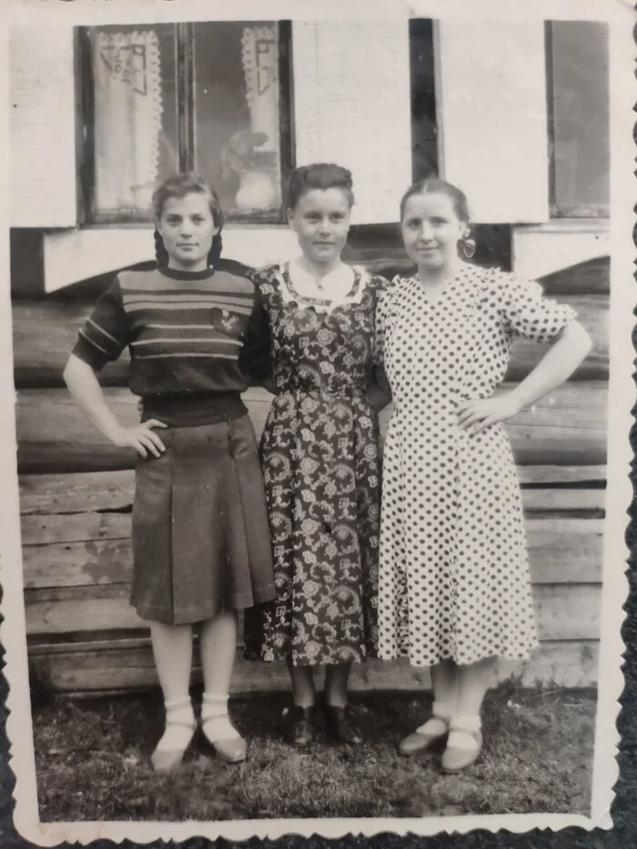 Residents of the village of Byngi and the village of Vorob'i (Nevyansky district) 1954 - the USSR, Black and white photo, 1954, Nevyansk, Longpost