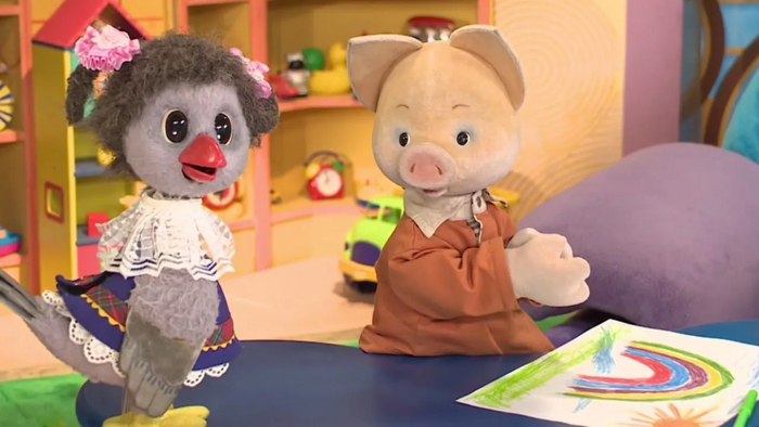 Каркуша и Хрюша. Спят усталые игрушки