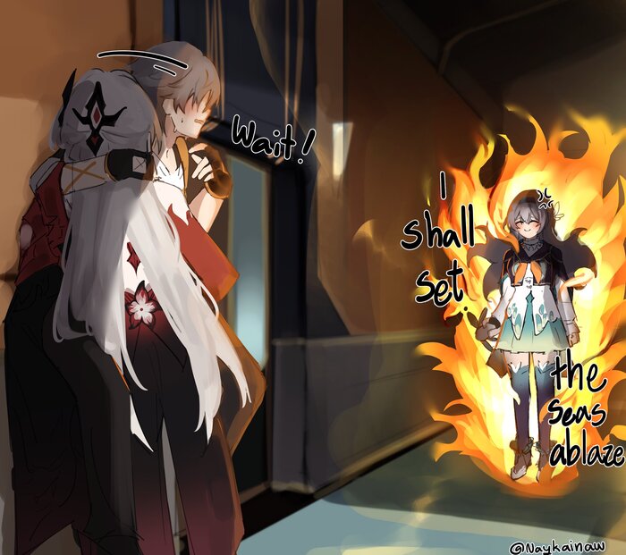  , Anime Art, Caelus (Honkai: Star Rail), Acheron (Honkai: Star Rail), Firefly (Honkai: Star Rail), Honkai: Star Rail