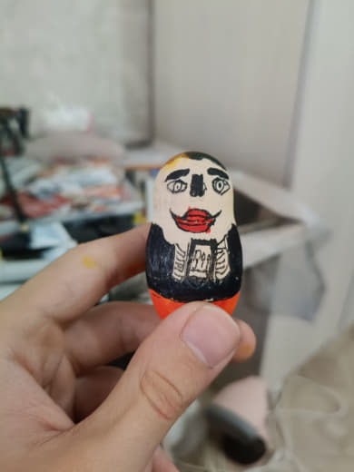 How I painted nesting dolls... - My, Creation, Matryoshka, Painting, With your own hands, Wood products, Longpost, Needlework with process