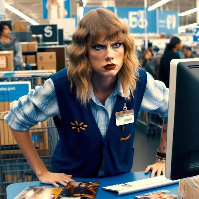 Taylor Swift Working at Walmart - Walmart, Images, Longpost