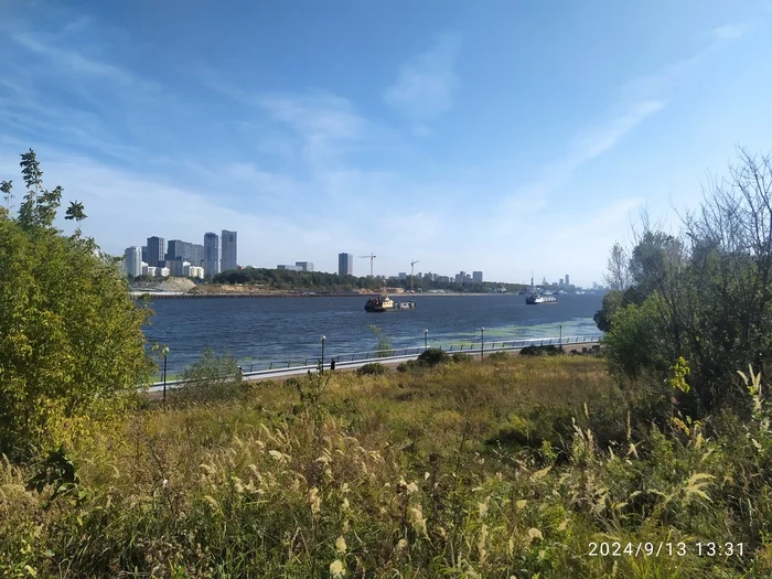 Ветер на Химкинском водохранилище - Моё, Фотография, Пейзаж