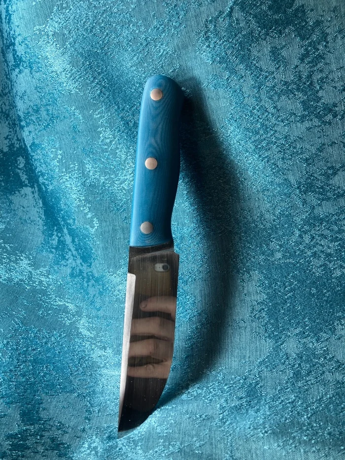 Knife for sale made of 440c steel - My, Knife, With your own hands, Handmade, Needlework without process, Longpost