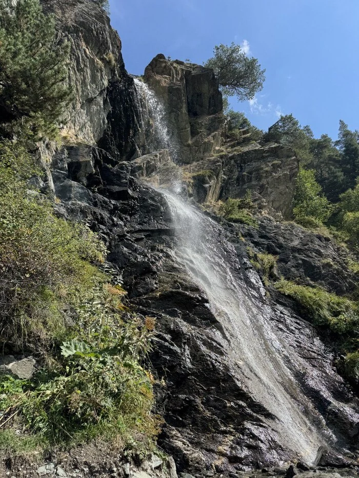 Arkhyz is perfect - My, Hike, Mountain tourism, Arkhyz, Waterfall, Camping, Туристы, Lake, Mountain river, Mountain road, Caucasus, Watercolor, Sketchbook, Plein air, Longpost