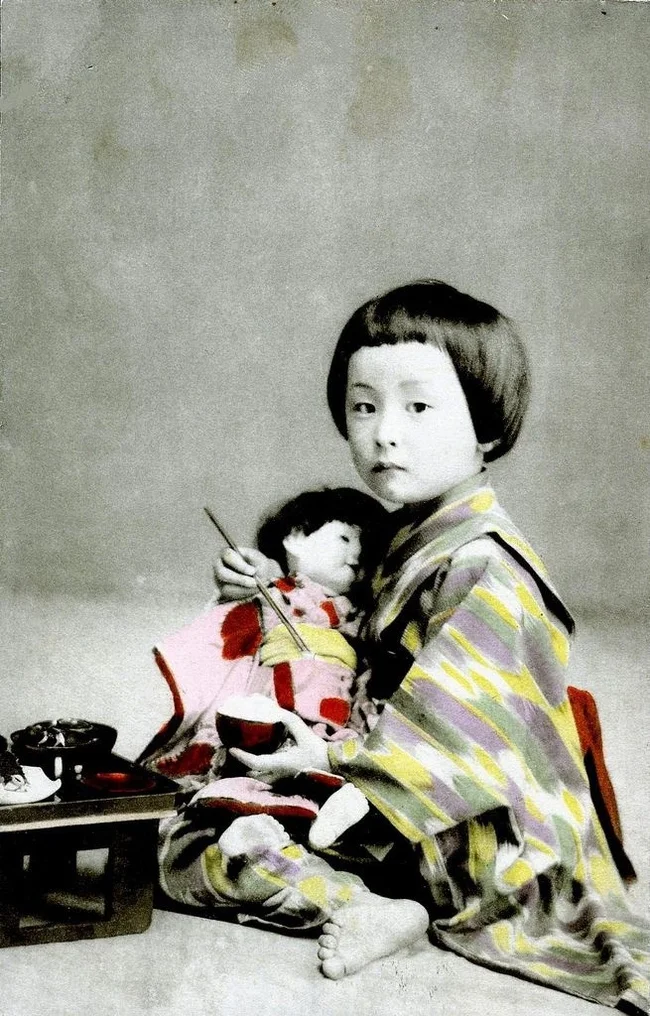 Ishikawa... - Japan, Japanese, Children, Poetry, The photo, Old photo, Daughter, Poems