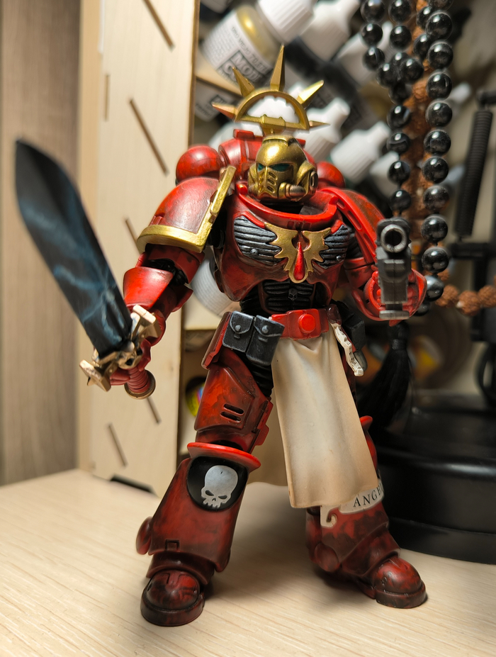 Blood Angels Veteran Laenatus - его красил перед товарищем Вигной