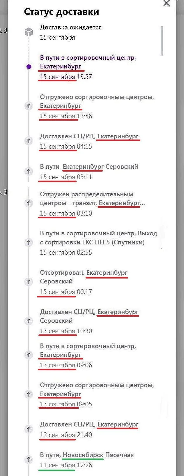 Не пытайтесь покинуть ...Екатеринбург?... - Wildberries, Доставка, Бесконечность, Длиннопост