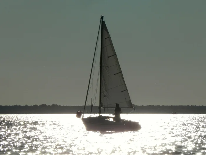 Yachting in September - My, Rybinsk Reservoir, The photo, Yacht, Yachting, September, Beautiful view, Rybinsk, Longpost