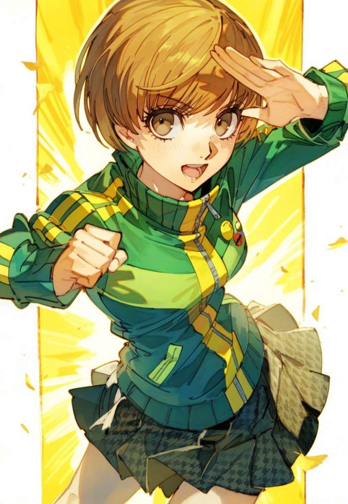  Anime Art, , , Persona, Persona 4, Chie Satonaka