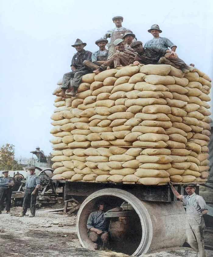 Подборка фотографий из прошлого, которые заставляют удивиться. 20 раскрашенных фотографий из XIX-ХХ века. Часть IX Историческое фото, Старое фото, Фотография, Колоризация, 19 век, 20 век, Длиннопост