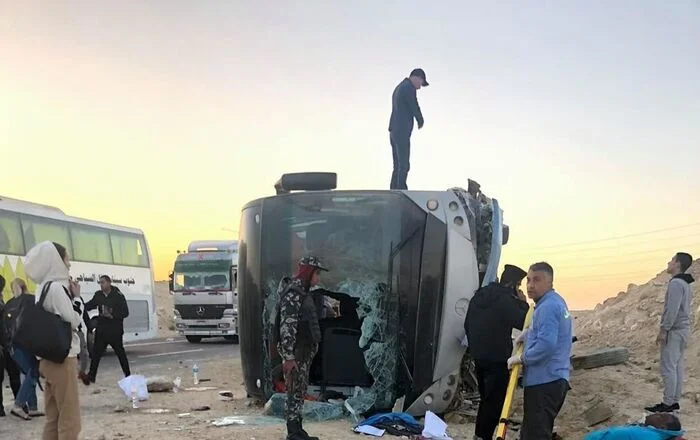 Bus carrying Russian tourists overturns in Egypt - news, Road accident, Egypt, Russia