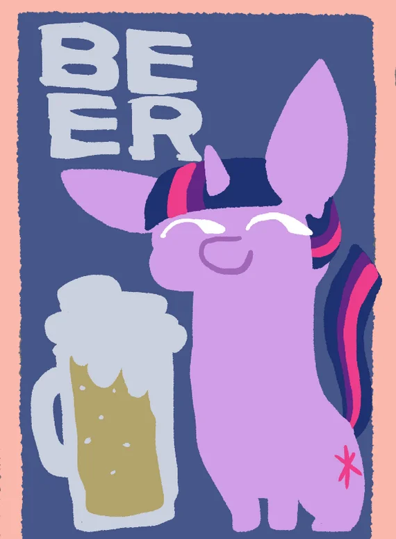 BEER - My little pony, PonyArt, Twilight sparkle, Jargon scott