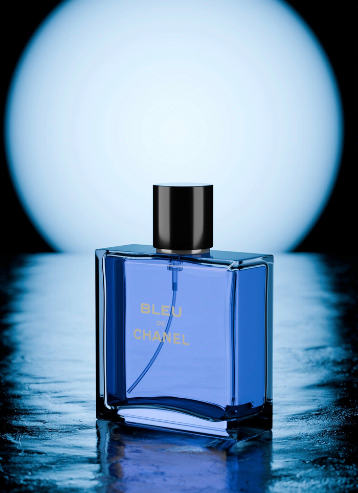      Bleu de Chanel Blender, 3D,  , , 