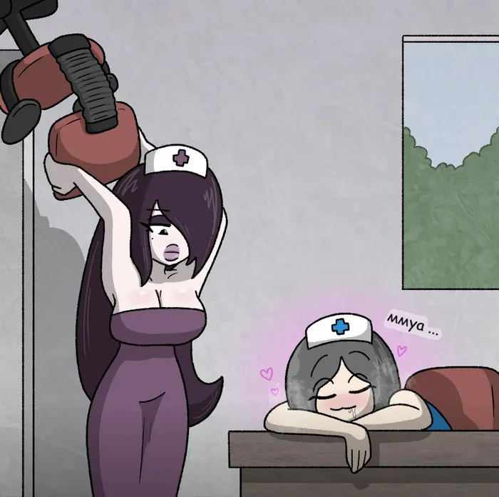 Disturbed sleep - Comics, Translated by myself, Doctorloops, Longpost, Dream, Nurses, LGBT, Lesbian, Series Doctors Loops