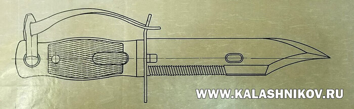 Нож разведчика 6Х2, 1959 г. Фото из архива ВИМАИВиВС