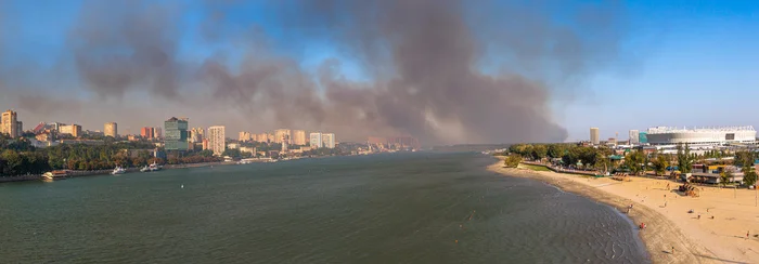 City Day - My, Day of the city, Fire, River, Stadium, Town, The photo, Rostov region, Golubev, I couldn't