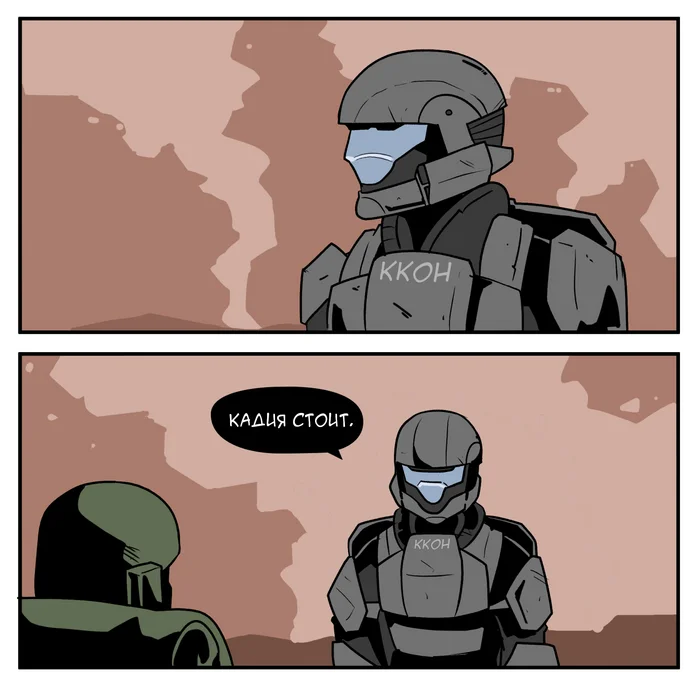 Always - Warhammer 40k, Comics, Translated by myself, Halo, Crossover, Mick19988, Astra Militarum, Spartan, Cadian, Longpost