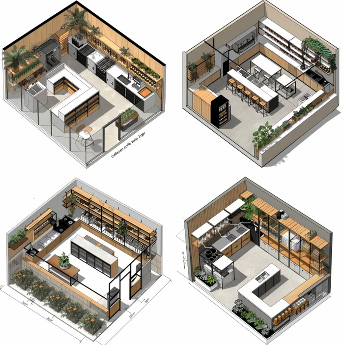 Apartment layout in Neurnka - Neural network art, Apartment, Kitchen, Layout, Нейронные сети, Furniture, Interior Design