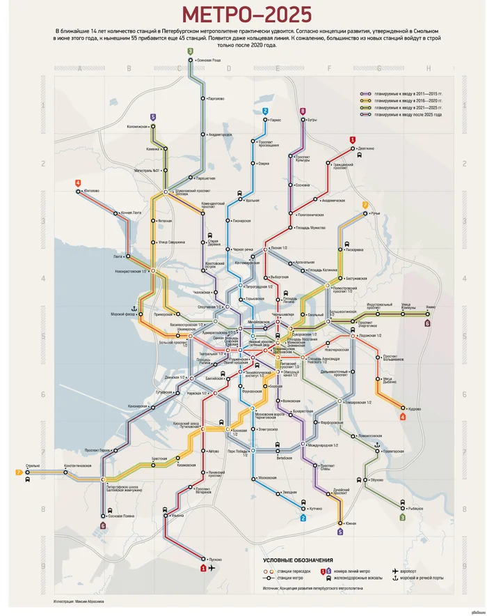 Reply to the post Metro - 2025 - Saint Petersburg - Infographics, Metro, Saint Petersburg, 2025, Reply to post