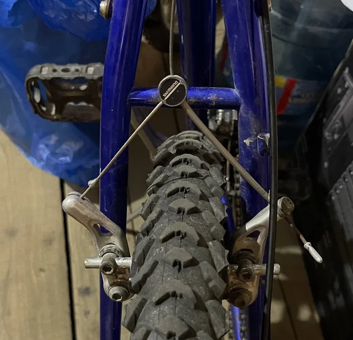 Question about cantilever brakes - My, Brake, Bicycle repair