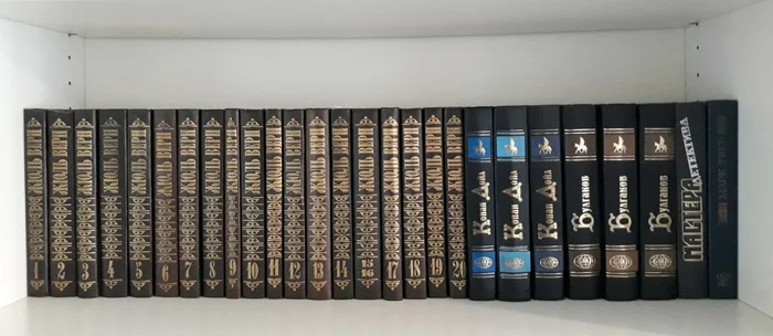 Bookshelf. 5x10. Collection #3 - My, What to read?, Detective, Fantasy, Mystic, Classic, Longpost