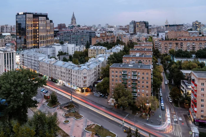 September evening - My, Architecture, The photo, Town, Moscow, beauty