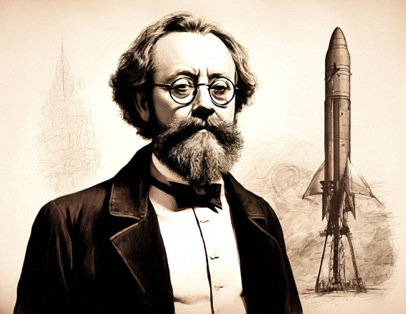 K. E. Tsiolkovsky: the boundless riches of space - Future, Konstantin Tsiolkovsky, Space, Spaceship, Universe, Science fiction