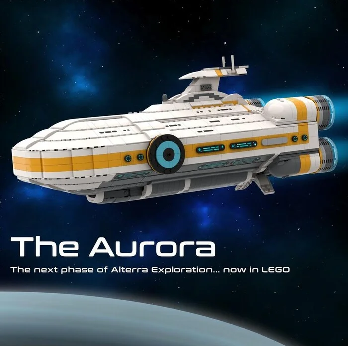 #MOC of the day The Aurora from OG Brick Studio - Lego, Constructor, Moc, Longpost