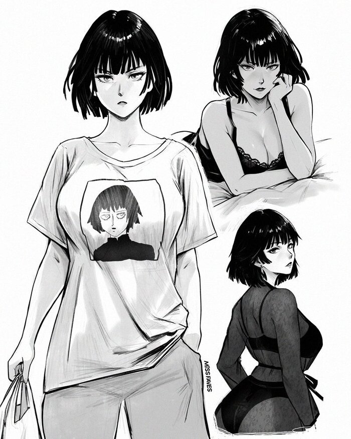  ,    3  , Anime Art, Fubuki, Onepunchman