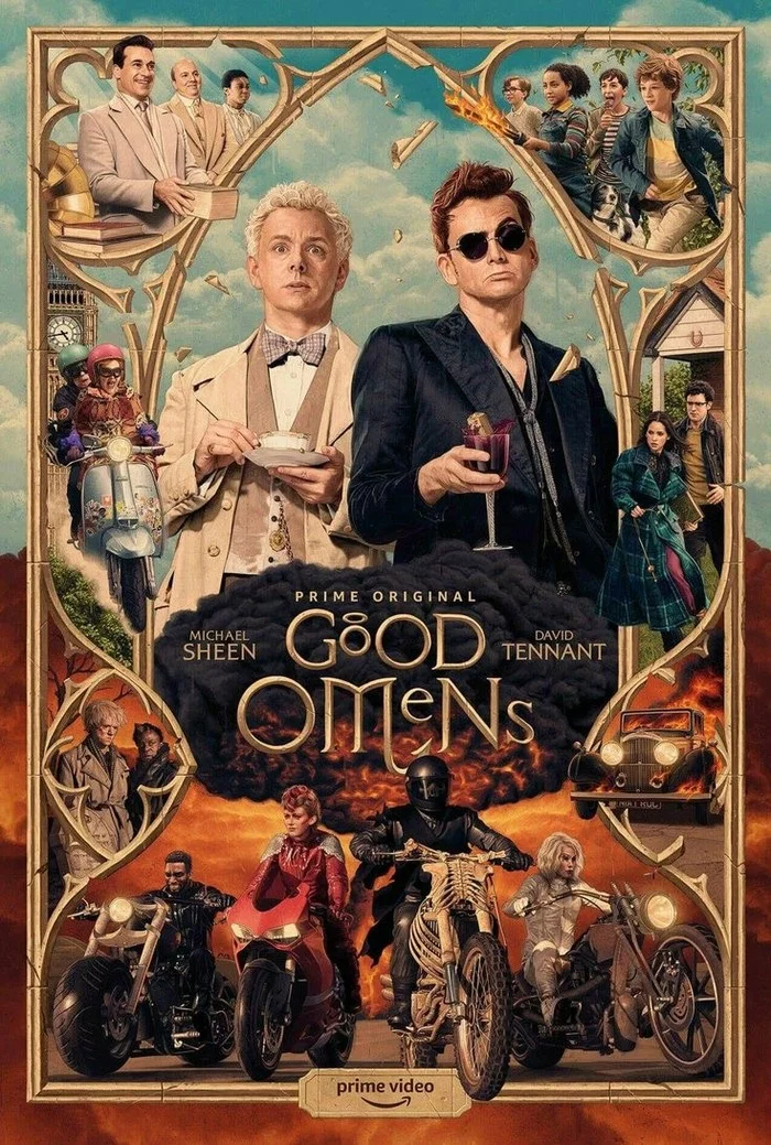 GOOD OMENS - My, Good signs, Serials, Foreign serials, Amazon Prime, LGBT, Sadness, Mat, Longpost