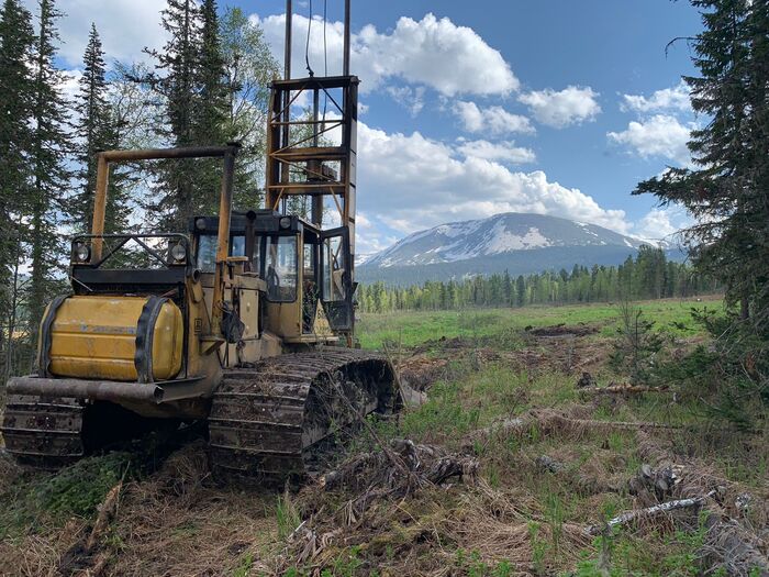 Бурение в живописном месте)