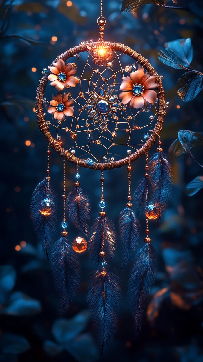 Dreamcatchers - My, Neural network art, Midjourney, Longpost, Dreamcatcher