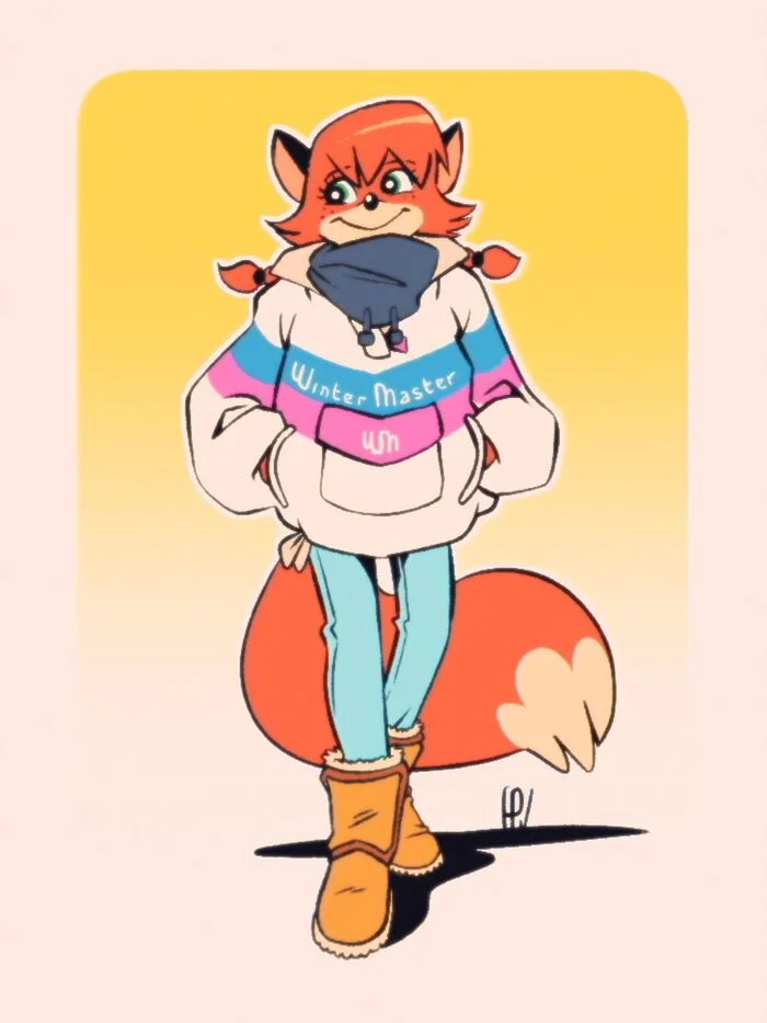 Winter is coming! - Furry, Anthro, Fox-Pop, Furry fox, Longpost