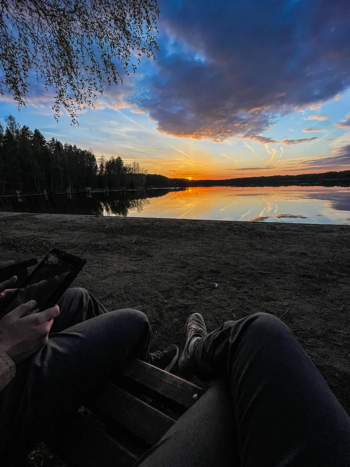 Rest (Valdai region) - My, The photo, Valdai, Reflection, Nature, beauty