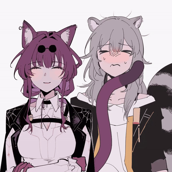       Honkai: Star Rail, Kafka (Honkai: Star Rail), Stelle (Honkai: Star Rail), , , , , Anime Art, , Animal Ears, , ,   