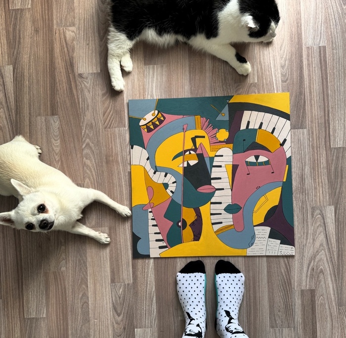 А у нас в квартире .... Новая картина !