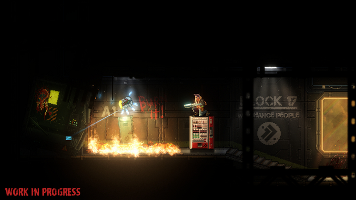 В тюрьме есть вендинговые аппараты, охранники тоже хотят орешки или батончик.