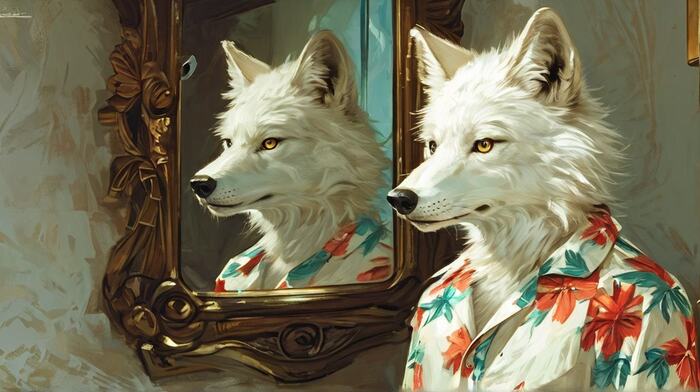 Furry art by Wolfmks #91 - My, Art, Neural network art, Furry art, Furry, Wolf, Furry wolf, Art