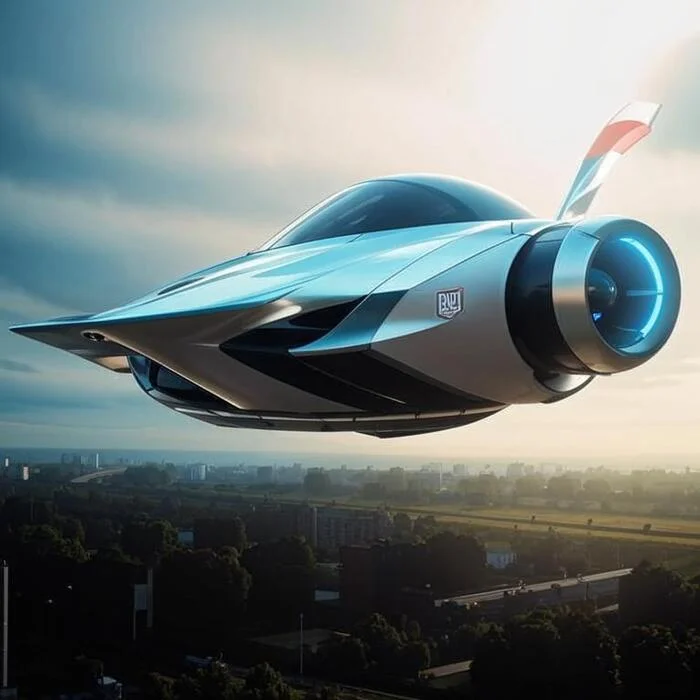 From the realm of fantasy. Russian flying car - Space fiction, Science fiction, Universe, Planet Earth, Spaceship, Mars, Space, Planet, Aliens, Astrophysics