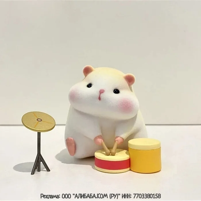 Hamster figurines - Vertical video, Figurines, Hamster, Interior, Telegram (link), Longpost