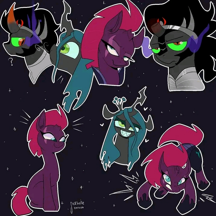  My Little Pony, Queen Chrysalis, King Sombra, Tempest Shadow