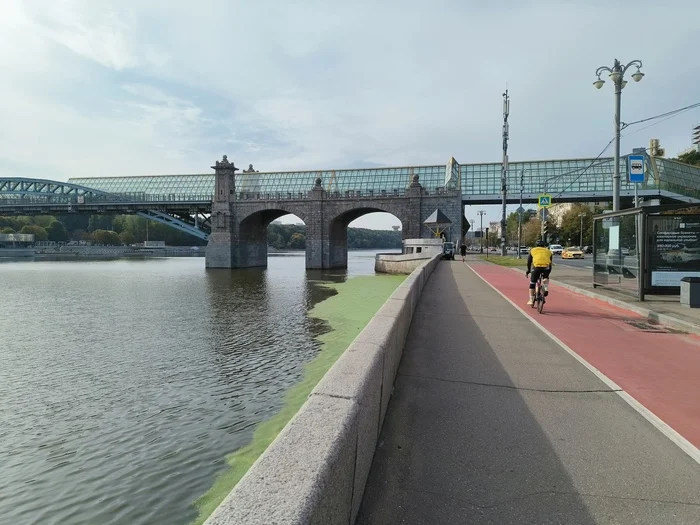 Bike ride along the Moscow embankments - My, Moscow, Embankment, Bike ride, Office weekdays, How does the morning begin?, Longpost