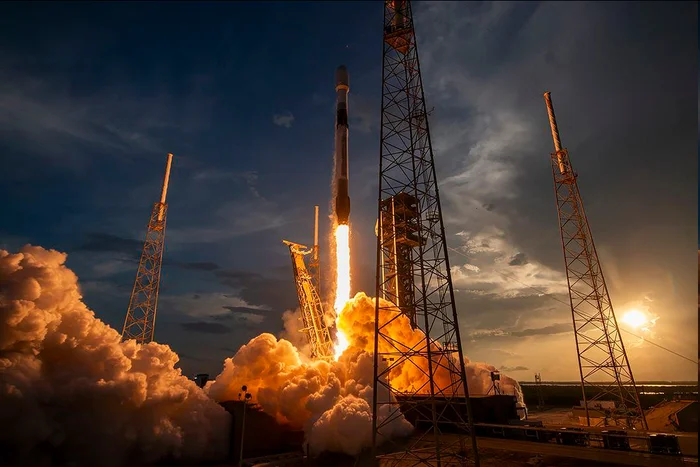 Complex landing and launch of European navigation satellites - Spacex, Rocket launch, Cosmonautics, Satellites, Video, Telegram (link), Longpost