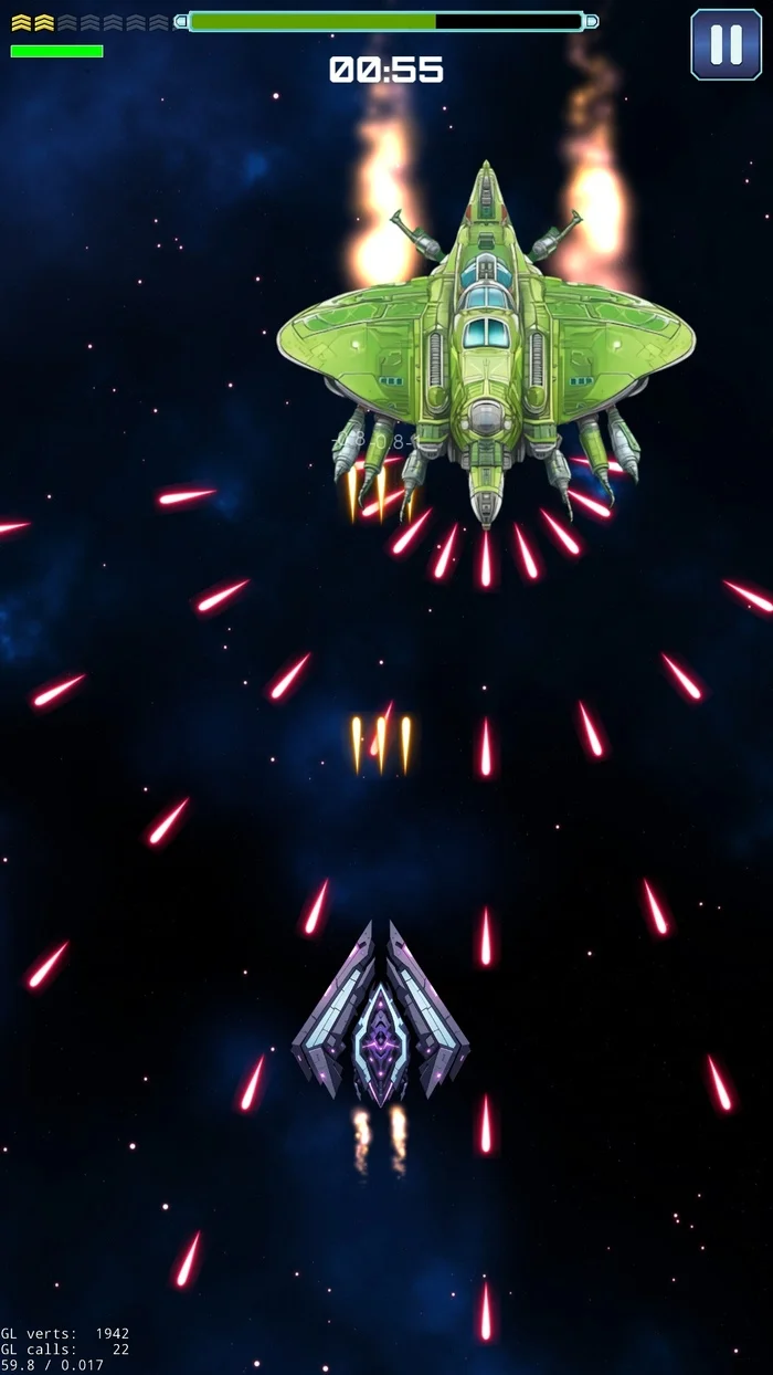 Galaxy Invaders: Annihilation - My, Spaceship, Arcade games, Space Invaders, Space, Indie game, Android Games, Android development, Cocos2d-x, Hobby, Инди, Video, Longpost