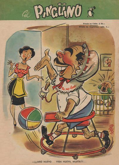 Covers of EL PINGUINO magazine - My, Caricature, Comics, Longpost, Cover, Magazine, Chile