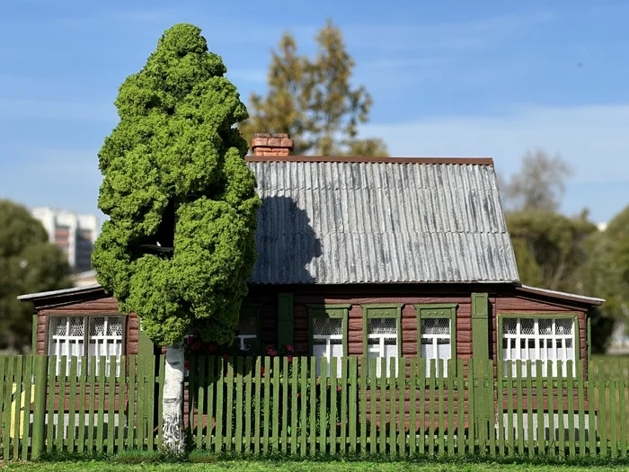 Holidays in Moscow Region - My, Holidays, Grandmother, Childhood, Layout, Handmade, Village, House in the village, Longpost