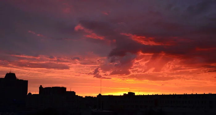 Blagoveshchensk. Before sunrise - My, Дальний Восток, Blagoveshchensk, The photo